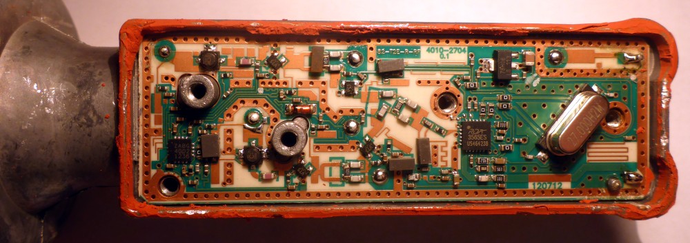 Blick auf HF-Frontend und ersten Downconverter